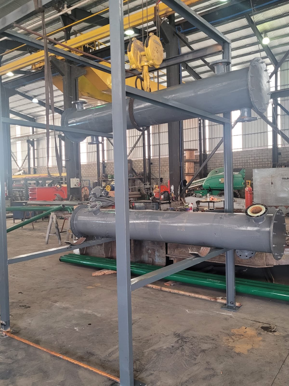 Intercambiador de calor en fabricación